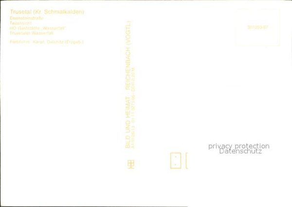 Trusetal Eisensteinstrasse HO-Gaststätte Wasserf – Bild 2