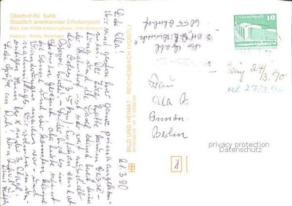 Oberhof Thueringen FDGB Erholungsheim Fritz Weineck – Bild 2