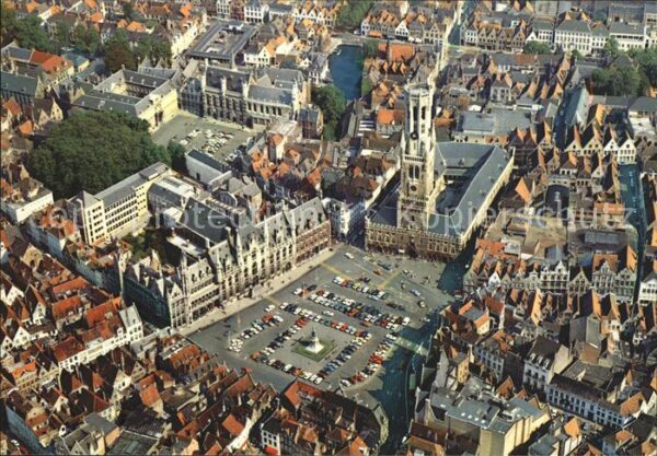 Brugge Fliegeraufnahme