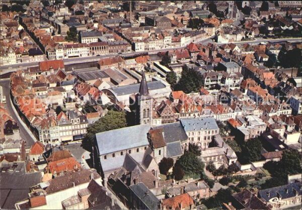 Tournai Hainaut Fliegeraufnahme Eglise Saint-Piat