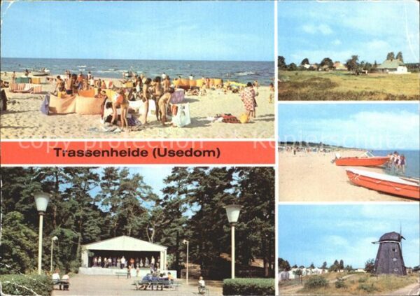 Trassenheide Usedom Strand Musikpavillon Mühle