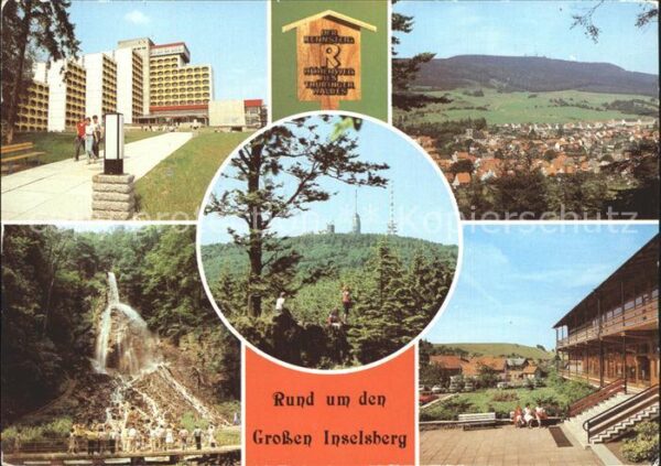 Inselsberg Schmalkalden Friedrichroda FDGB Heim August Bebel Br