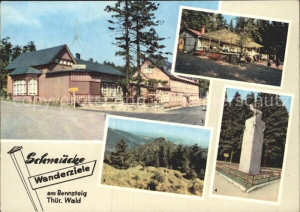 Rennsteig Berggasthaus Schmücke Waldcafe Lenkgrun