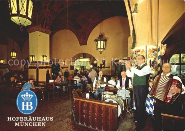 Muenchen Hofbräuhaus am Platz Bierschwemme