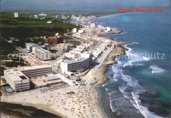 Can Picafort Mallorca Hotel Son Baulo Fliegeraufnahme