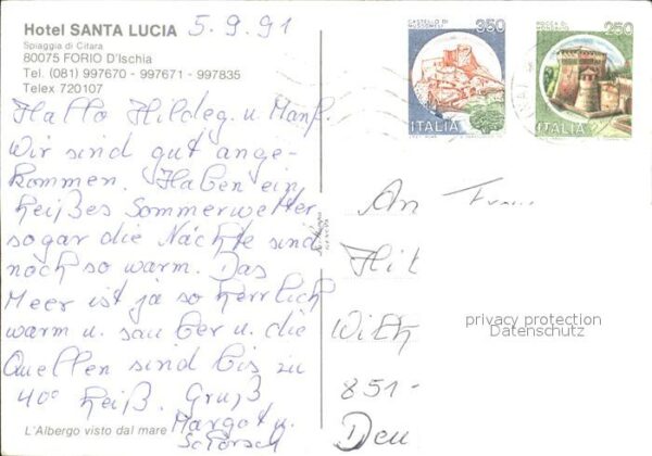 Forio d Ischia Hotel Santa Lucia – Bild 2