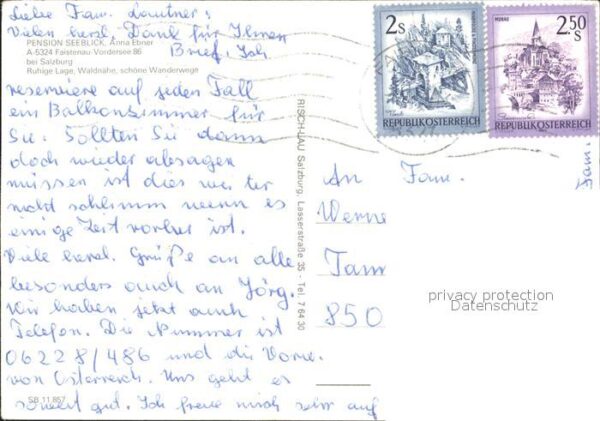 Faistenau Salzburg Pension Seeblick Vordersee – Bild 2