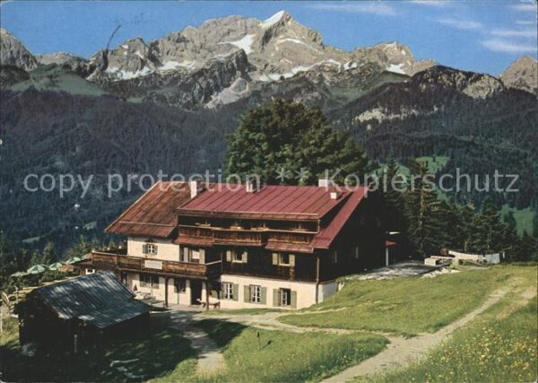 Garmisch-Partenkirchen Berggasthof Eckbauer Zugspitze