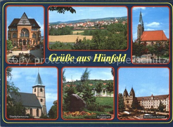 Huenfeld Bonifatiuskloster Stiftskirche Bürgerpa