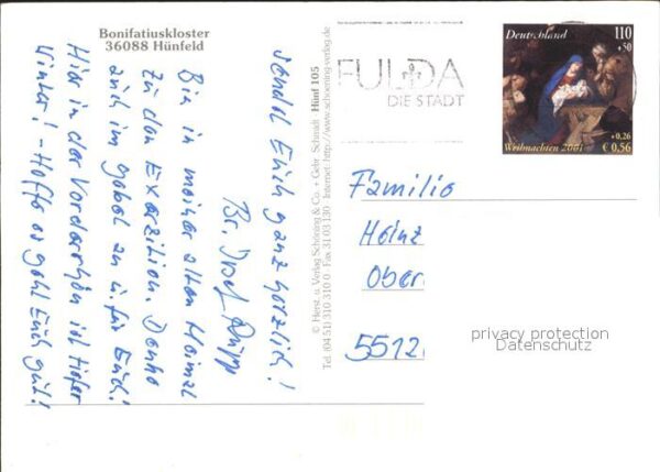 Huenfeld Bonifatiuskloster Stiftskirche Bürgerpa – Bild 2