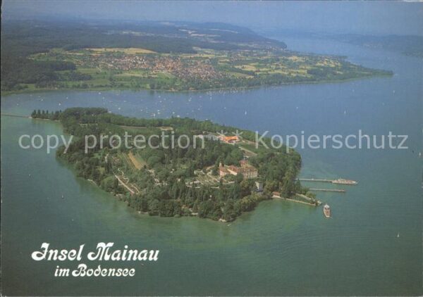 Insel Mainau Fliegeraufnahme
