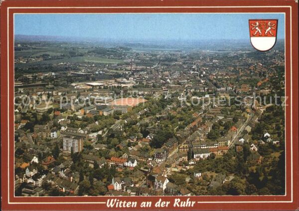 Witten Ruhr Fliegeraufnahme