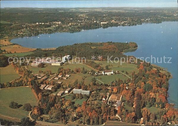 Bernried Starnberger See Fliegeraufnahme Klinik Höhenried
