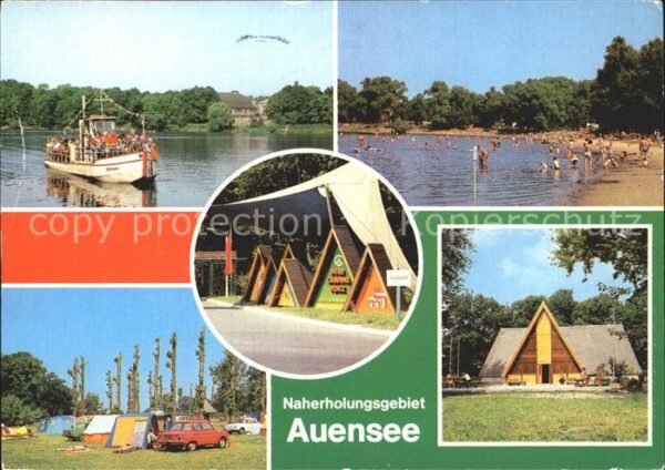 Leipzig Auensee Strandbad Internationale Campin