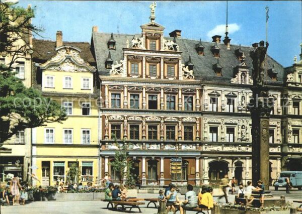 Erfurt Fischmarkt Roland Haus zum Breiten Gild
