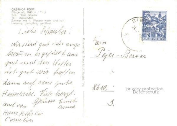 Elbigenalp Gasthof Post – Bild 2