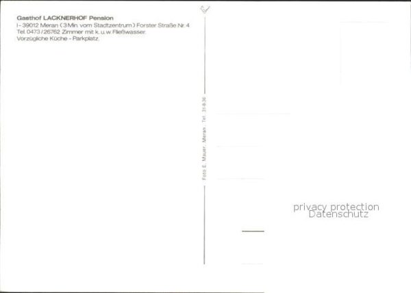 Meran Merano Gasthof Lacknerhof – Bild 2