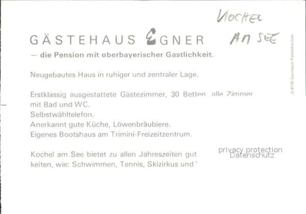 Kochel See Gästehaus Egner – Bild 2