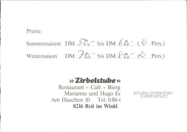 Reit Winkl Zirbelstube Restaurant – Bild 2