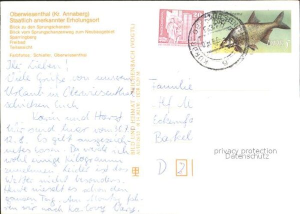 Oberwiesenthal Erzgebirge Sprungschanze Neubaugebiet Sparringberg – Bild 2