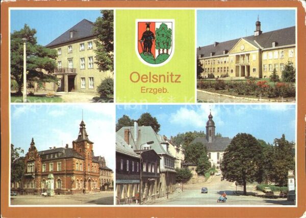 Oelsnitz Erzgebirge Kulturhaus Hans Marchwitza Rathaus Rath