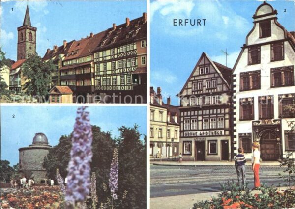 Erfurt Krämerbrücke Iga Volkssternwarte Restau