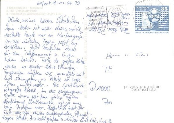 Erfurt Krämerbrücke Iga Volkssternwarte Restau – Bild 2