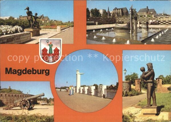 Magdeburg Promenade Völkerfreundschaft