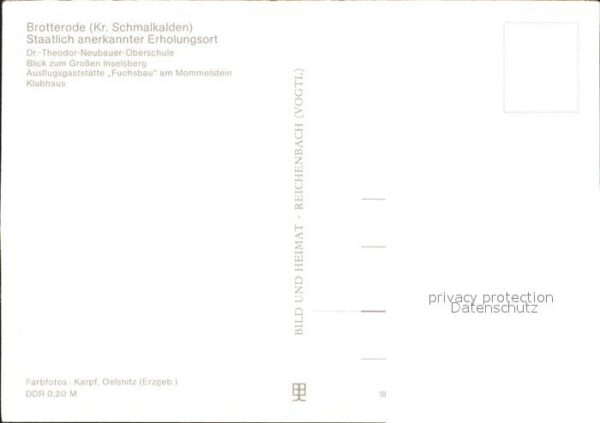 Brotterode Dr. Theodor-Neubauer Oberschule Grossen – Bild 2