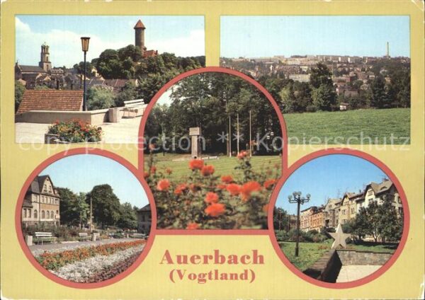 Auerbach Vogtland Goethepark Philipp-Müller-Platz Denkmal