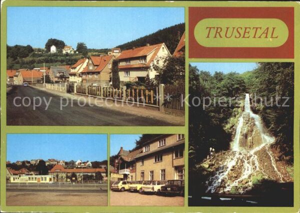 Trusetal Wasserfall Gebäude
