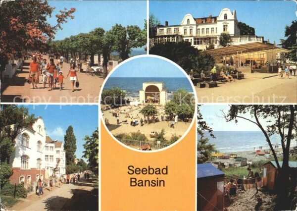 Bansin Ostseebad Strandpromenade FDGB Erholungsheim Jose