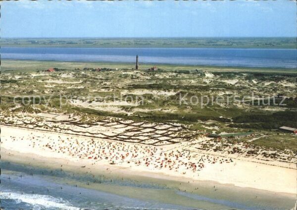 Norderney Nordseebad Fliegeraufnahme Weisse Düne Festland