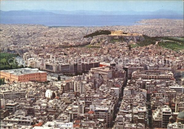 Athen Griechenland Fliegeraufnahme