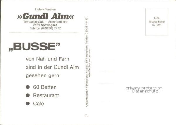 Spitzingsee Hotel Pension Gundl Alm – Bild 2