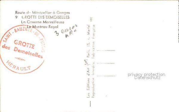 Hoehlen Caves Grottes Grotte des Demoiselles Caverne Merveill – Bild 2