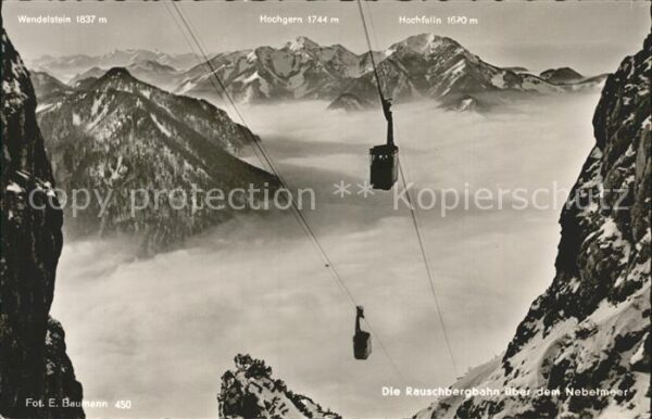 Seilbahn Rauschberg Nebelmeer Foto-E.-Baumann-Nr
