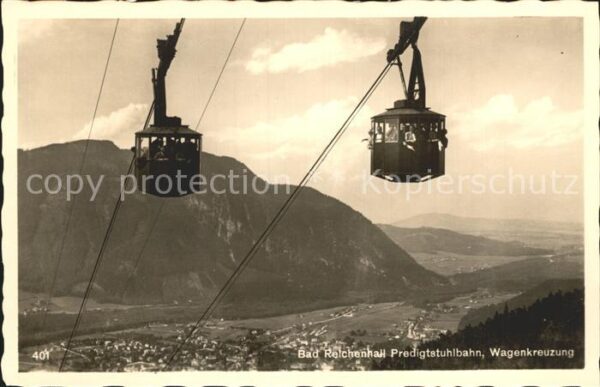 Seilbahn Predigtstuhl Bad Reichenhall Wagenkreuz