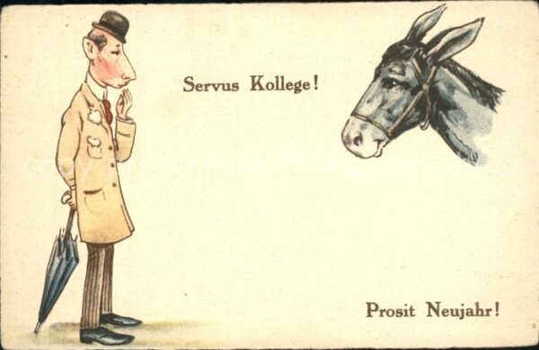 Esel Tiere Neujahr