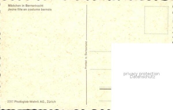 Trachten Schweiz Bern Mädchen – Bild 2