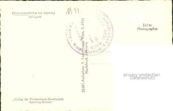 Hoehlen Caves Grottes Eisriesenwelt Salzburg Mörkgrab – Bild 2