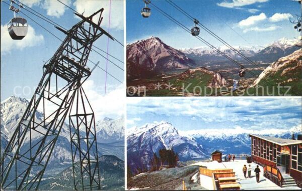 Seilbahn Banff Sulphur Mountain Gondola Lift Can