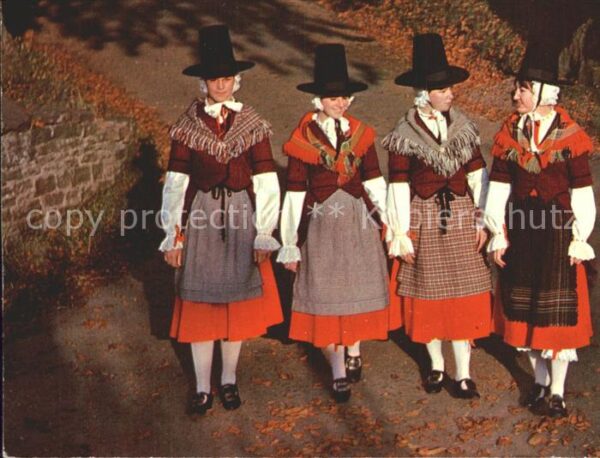 Trachten England Wales Welsh Folk Dancers Nation