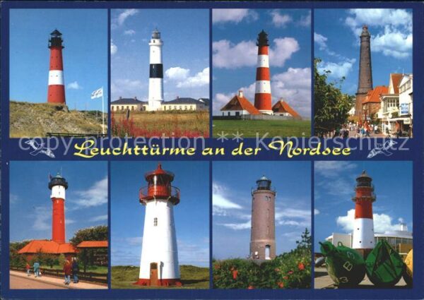 Leuchtturm Lighthouse Nordsee Hörnum Kampen Borkum Wangerooge