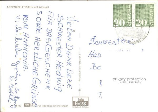 Eisenbahn Appenzellerbahn Alpsigel – Bild 2
