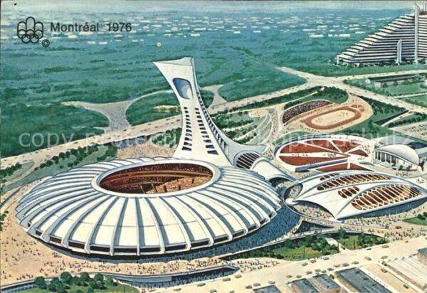 Stadion Montreal Quebec Canada Maquette du Parc