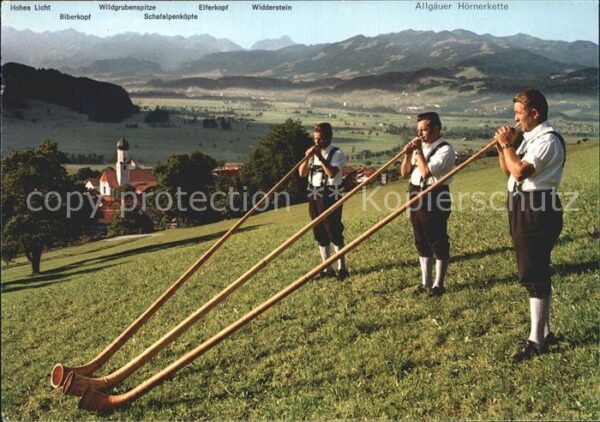 Alphorn Alphornbläser Allgäu
