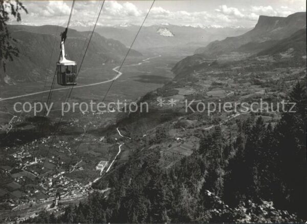 Seilbahn Vigiljoch Funivia S. Vigilio Merano