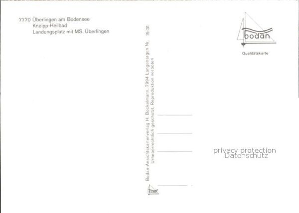 Motorschiffe MS Überlingen Landungsplatz – Bild 2