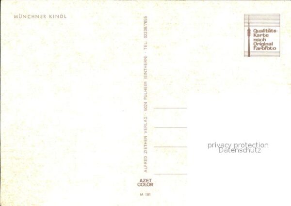 Muenchner Kindl Bierkrug Bierfass Brezel – Bild 2
